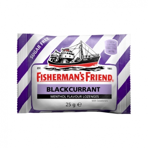 Fishermans Friend Cough Drops - Blackcurrant 25g